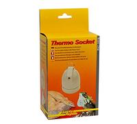 Lucky Reptile Thermo Socket - portalámparas para Colgar - portalámparas E27 con Cable - Base con Tubo roscado y Material de Montaje - Compatible con lámparas hasta 150 W - Accesorio para terrario