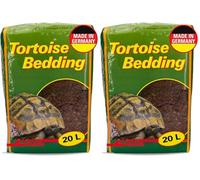 Lucky Reptile Tortoise Bedding, 20 Litre Multicolor (Paquete de 2)
