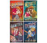 Lucky River Ranch Series by Jessica Peterson 4 Books Collection Set (Cash, Wyatt, Sawyer & Duke)