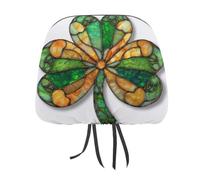 Lucky Shamrock Clover - Funda para reposacabezas de coche, 2 piezas, elástica, cómoda, universal, se adapta a la mayoría de coches, furgonetas, SUV, camiones, accesorios de decoración interior de