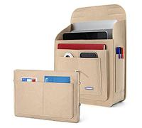 Lucky Sign mochila organizadora organizador de bolsos bolsa de mano de fieltro bag organizer multibolsillo 26x10x35cm Beige