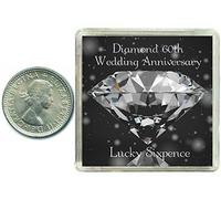 Lucky Sixpence Coin for a Diamond 60th Wedding Anniversary