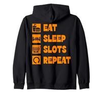 Lucky Slot Machine Vegas Juegos de azar Sudadera con Capucha