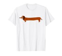Lucky State Camiseta Perro Salchicha Unisex Niños S Manga Larga Blanca