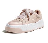 LUCKY STEP Zapatillas de Moda con Plataforma para Mujer Cómodas Suela Gruesa para Caminar y Tenis (Rosa, 8.5US-39EU-6UK)