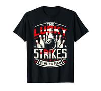 Lucky Strikes - Camiseta del Equipo de Bolos Camiseta