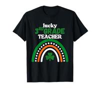 Lucky Teacher Grade Crew Día de San Patricio para Estudiantes de Tercer Grado Camiseta
