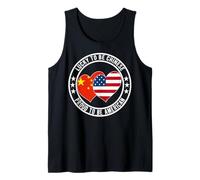 Lucky To Be Chinese Proud To Be American Cool China Bandera de Estados Unidos Camiseta sin Mangas