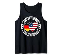 Lucky To Be German Proud To Be American Cool Alemania Bandera de Estados Unidos Camiseta sin Mangas