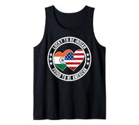 Lucky To Be Indian Proud To Be American Lovely India Bandera de Estados Unidos Camiseta sin Mangas