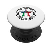 Lucky To Be Italian Proud To Be American Italy - Bandera de Estados Unidos PopSockets PopGrip Adhesivo
