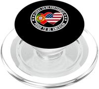 Lucky To Be Portuguese Proud To Be - Bandera de Estados Unidos PopSockets PopGrip para MagSafe