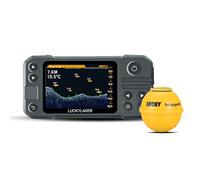 LUCKY Transductor Portátil Para Detector de Peces Para Kayak Localizadores de Peces con Sonar Inalámbrico Para Embarcaciones Localizador de Profundidad Para Peces Portátil Recargable Para Pesca MT-202