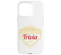 Lucky Trivia Traje | Pub Quiz Game | Trivia Night Carcasa para iPhone 15 Pro MAX