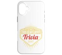 Lucky Trivia Traje | Pub Quiz Game | Trivia Night Carcasa para iPhone 16 Plus