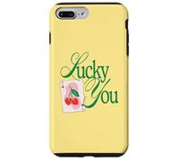 Lucky You Playing Card Cherries Cute Carcasa para iPhone 7 Plus/8 Plus