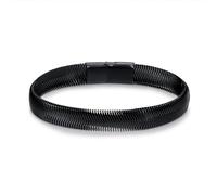 LUCKY2+7 Pulseras para hombre-Pulsera de acero inoxidable con cierre magnético y cadena Franco para hombre