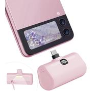 LUCKYDUO Mini Cargador Portátil 5000mAh USB C Banco de Energía Ultra Compacto Carga Rapida Petit Batería Externa Compacto Power Bank Compatible pour iPhone 15/Samsung/Huawei/LG etc