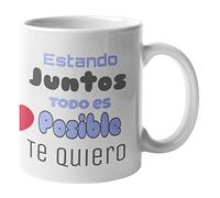 Luckygrafic Taza Amor Todo es Posible