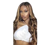 LUCKYHHM Peluca Larga Rizada Y Ondulada For Mujer, Cabello Sintético Natural, Resistente Al Calor, For Uso Diario, Fiestas Cosplay(F,12inches)