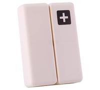 Luckyki Pastillero Plegable Magnético - Pastillero Diario de 7 Compartimentos, Pastillero de Viaje semanal, Pastillero para Vitaminas, Aceite de Hígado de Bacalao