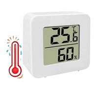 Luckyki Termómetro Higrómetro Digital para Interior, 1/3/5/8/10 Piezas Interior Digital LCD, Medidor Temperatura y Humedad del Casa, Termometro Ambiental Precision para Hogar Oficina
