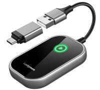 Luckymore Adaptador inalámbrico Carplay, convierte el dongle Carplay inalámbrico con cable para control inalámbrico Plug & Play Carplay apto para coches a partir de 2017 y para Apple iPhone iOS 10+