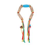 LuckyOpt Silvervine - Juguete para gatos con hierba gatera, juguete colorido 4 en 1 de cuerda para masticar, juguetes seguros para gatos para limpiar los dientes, matar el tiempo y aliviar el estrés