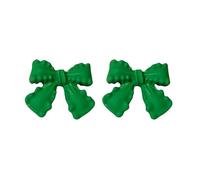 Luckywaqng Pequeños pendientes de arco simples y bonitos: accesorios encantadores que tienen cariño y para tu look. Pendientes abiertos en forma de corazón, talla única, Aleación de cinc, Sin piedra