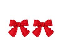 Luckywaqng Pequeños pendientes de arco simples y bonitos: accesorios encantadores que tienen cariño y para tu look. Pendientes abiertos en forma de corazón, talla única, Aleación de cinc, Sin piedra