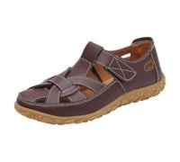 Luckywaqng Sandalias Planas para Mujer Frente Cerrado Corte Sandalias Con Plantilla Suave Zapatos Descalzos Zapatos Descalzos Sandalias Al Aire Libre Sandalias Deportivas Ligero Y Transpirable