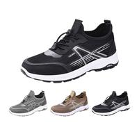 Luckywaqng Zapatillas de deporte para hombre, zapatillas de senderismo para exteriores, tenis, fitness, correr, zapatillas de espuma viscoelástica, ultracómodas, zapatos de tela transpirables, zapatos