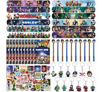 Luclay Juego de 104 piezas para fiestas de cumpleaños infantiles con 50 pegatinas