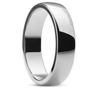 Lucleon Trendhim Anillo para hombre | Acero inoxidable en forma de D | Acero inoxidable 316L | Diseñado en Dinamarca | Varios acabados y anchos, 49mm, Metal, Sin piedras preciosas