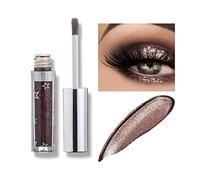 Lucoss Sombras de Ojos,Sombra de Ojos Líquida Brillantes Marrón/Plata/Dorado/Rosa/Morado/Negro