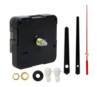 LUCTHY Reloj de cuarzo silencioso con ganchos, mecanismo de alto par de repuesto para reparación de bricolaje en casa, restaurante, hotel, oficina, aula, 1 juego