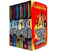Lucy and Stephen Hawking George Series Collection Set of 5 Books (Key to the Universe, Cosmic Treasure Hunt, Big Bang, Unbreakable, Blue Moon) Books for childrens