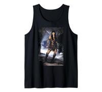 Lucy Lawless Xena Princesa Guerrera por Michael Grecco Camiseta sin Mangas