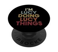 Lucy Name Lucy Personalized Name First Given PopSockets PopGrip Adhesivo