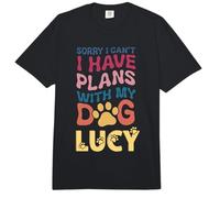 Lucy - Nombre para Perro, Regalo Personalizado Busy with My Dog Lucy Comfort Colors Adult Heavyweight T-Shirt