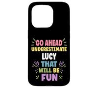 Lucy Personalized Women's Gift Custom Lucy Carcasa para iPhone 15 Pro