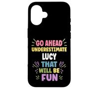 Lucy Personalized Women's Gift Custom Lucy Carcasa para iPhone 16