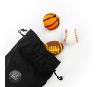 LucyBalu® Bolas de fieltro para gatos, juguetes para gatos, deportes de pelota, pelotas deportivas para gatos de fieltro, juguetes naturales para gatos de 100 % lana, pelotas de juego deportivas para