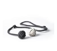 LucyBalu® Juguete para gatos | Bolas para gatos como juguete interactivo natural para gatos | lanzar pelota de gato | bolas de juego de algodón | juguetes para gatos | juego de 2 unidades blanco