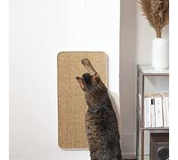 LucyBalu® Rascador para gatos para la pared, alfombrilla intercambiable de sisal con marco de metal, alfombra rascadora para gatos, protección contra arañazos de pared, rascador de pared, rascador de