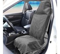 LUCYLEXIXI Toalla de sudor impermeable para asiento de coche, perfecta para asiento de coche, camión, SUV, ideal para entrenamiento después del gimnasio, correr, natación, playa y senderismo (gris)