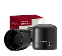 LucyStudio Tapón de Vino 2 Piezas Reutilizables Tapones de Botella con Función de Bloqueo y Desbloqueo Corchos de Vino para Mantener Fresco Mejor Regalo para Los Amantes del Vino