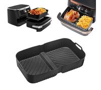 Lucywey Accesorio para freidora de aire caliente Ninja Foodi Max Dual Zone Af500EU Af500EUCP 10,4L, cajón de la freidora de aire caliente, inserto de silicona Air Fryer Accessories para freidora de