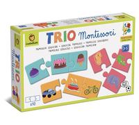 Ludattica 22549 - Trío Montessori- Familias Lógicas. Set de Rompecabezas Infantiles. Más 3 años. Made in Italy