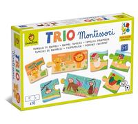 Ludattica | JUEGOS MONTESSORI | Trio Montessori: ¡Descubre las familias de animales con el método Montessori! | Juego educativo 3-5 años | Primeros rompecabezas | Made in Italy